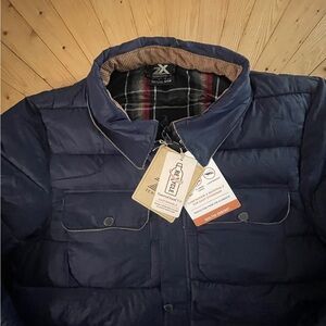 ZeroXposur Quilted Flannel-Lined Jacket New.